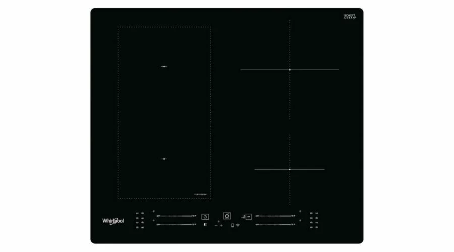 Whirlpool WLS2260NE indukciós főzőlap,  zónánkénti premium slider vezérlés, 60 cm,  FLexi Oval, Connectivity