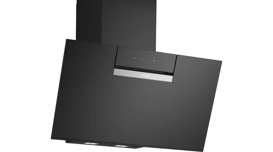 Bosch DWK87FN60 Kürtős páraelszívó - Serie4 - Home Connect & Hob-Hood Control - 80cm - Döntött fekete üvegernyő - 768 m3/h max. elszívókapac