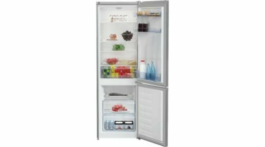 Beko RCSA270K40SN szabadonálló kombinált hűtőszekrény,  inox